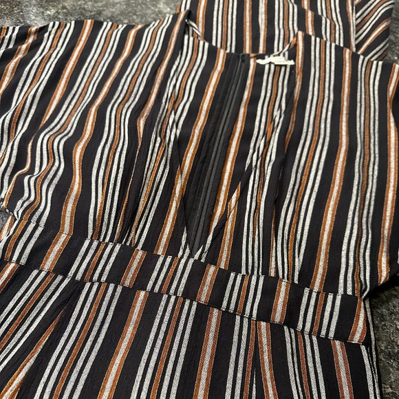 Amuse Society Forever And A Day Striped V-Neck Maxi Dress - Picture 9 of 16